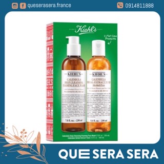 Set Sữa rửa mặt + Toner Kiehl hoa cúc