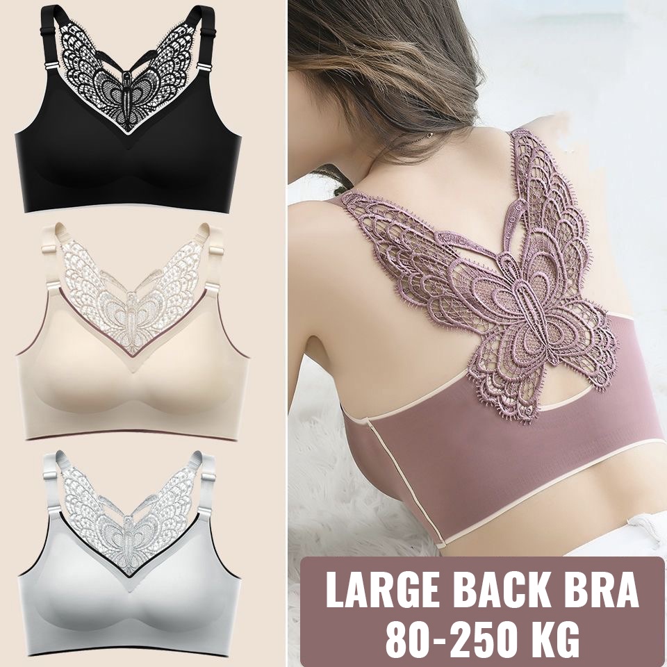 Áo Ngực Cao Su Không Gọng Thép Thoải Mái Trọng Lượng Nhẹ Plus Size Cho Nữ