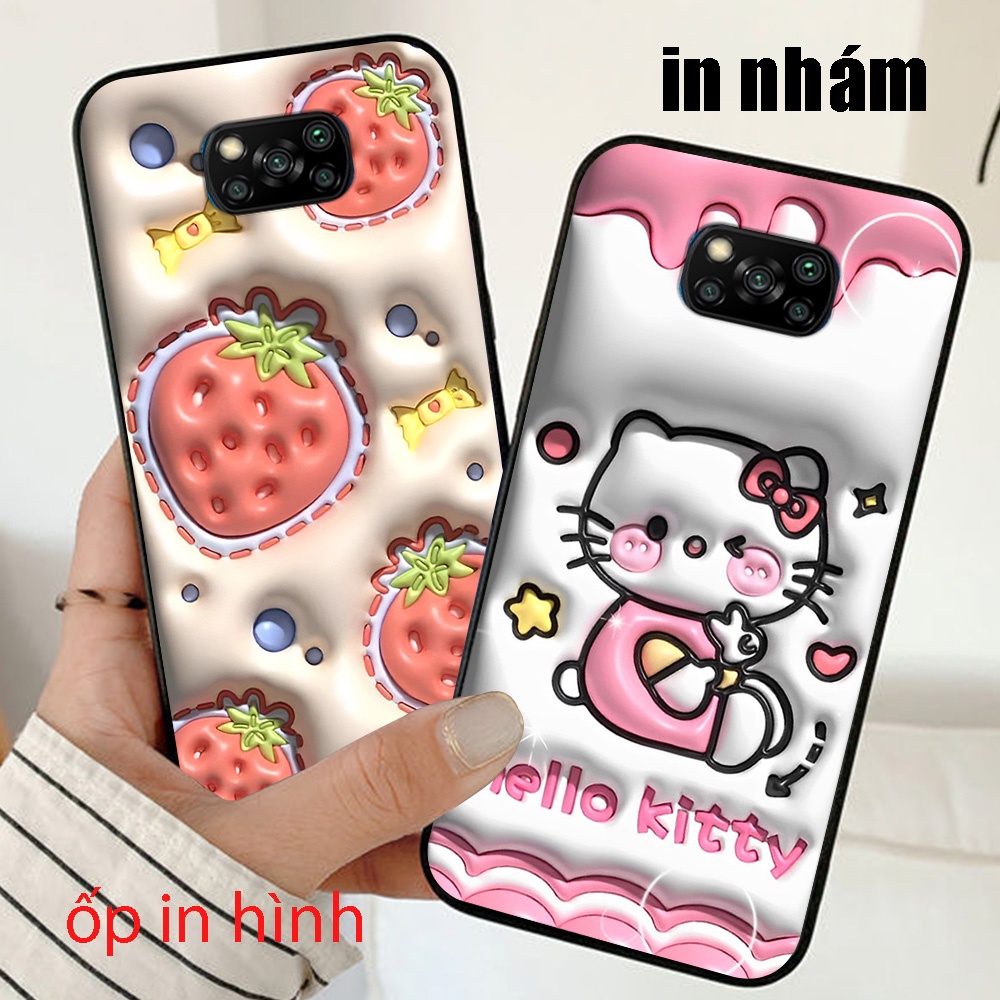 Ốp lưng Xiaomi poco x3 / poco x3 pro / poco m3 / pocophone f1 in hình 3d mẫu hoa quả mới nhất