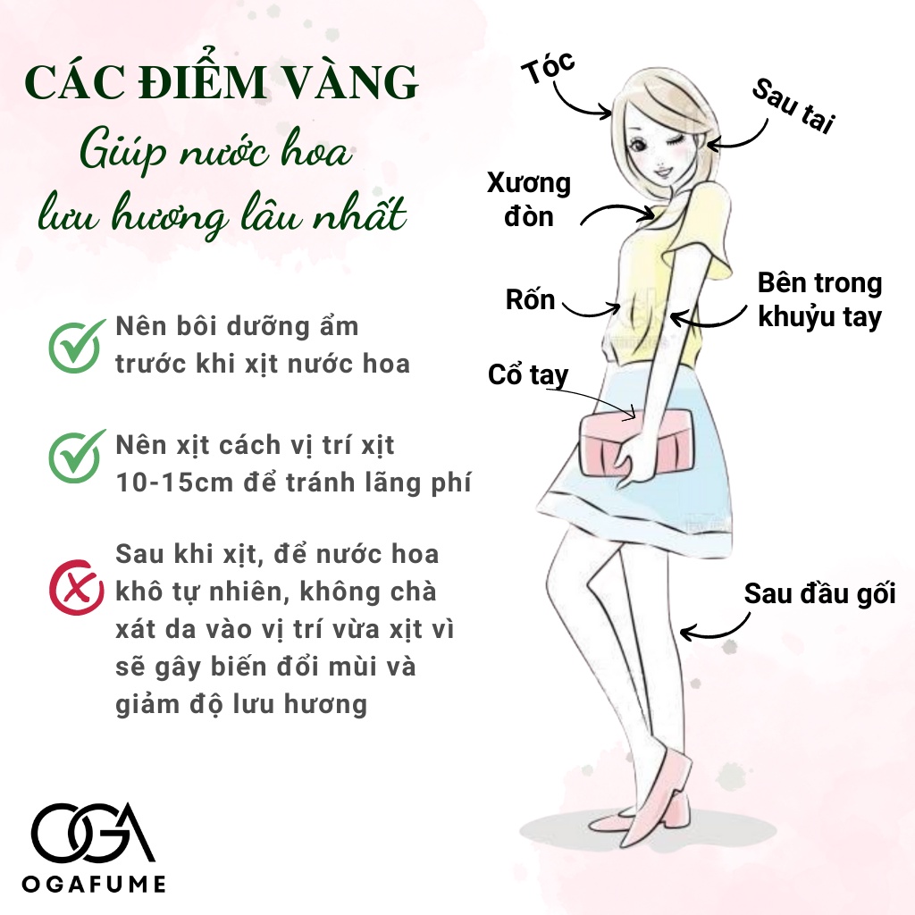 Tinh Dầu Nước Hoa Nữ Ogafume GenZ Lovely Ngọt ngào, Dễ thương thích hợp đi học, đi chơi, đi hẹn hò 10ml