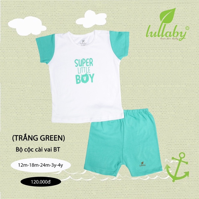 BỘ CỘC TAY CÀI VAI LULLABY CHO BÉ TRAI
