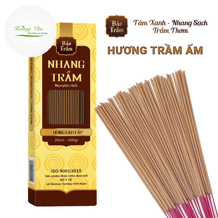 Nhang trầm hương Bảo Trầm hương trầm ấm - Hộp Vàng