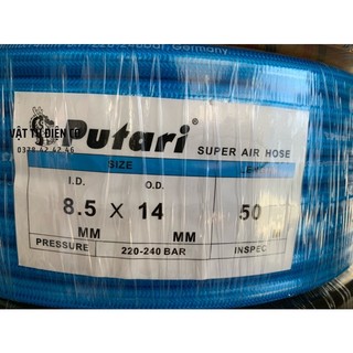 Dây xịt áp lực Putari Đức 50m có bố 8 lớp phi 8.5