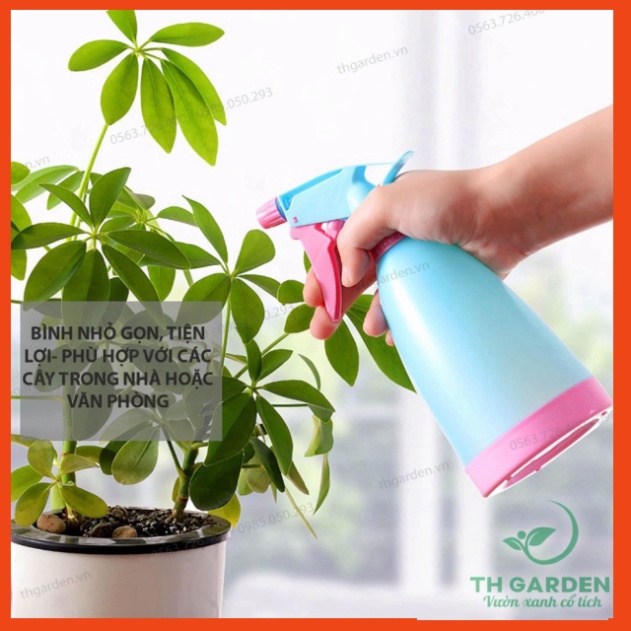 Bình tưới cây phun sương dạng xịt để bàn 500ml  Có thể phun tia hoặc phun sương lực mạnh C56