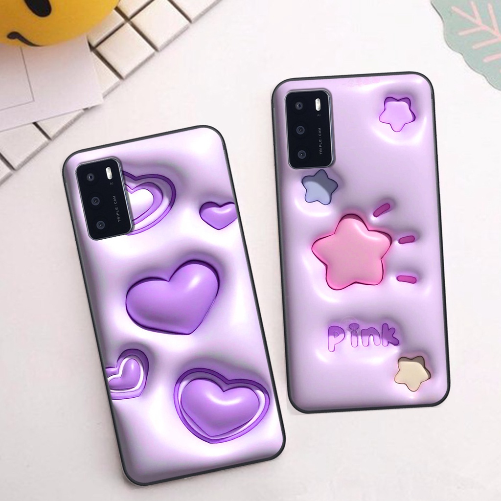 Ốp Oppo A16 in phẳng hiệu ứng 3D giả nổi siêu thật, cực xinh, cá tính