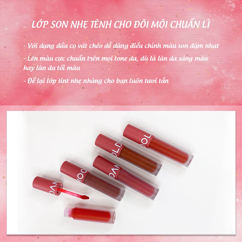 Son Kem Lì Moolda Tattoo Fixing Lip Tint