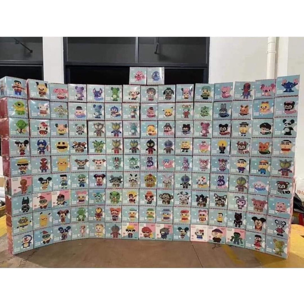 5 bộ 75k thế giới lego combo 5 bộ xếp hình đẹp  ngẫu nhiên, bộ nhân vật hoạt hình, lắp ráp mô hình giá rẻ,