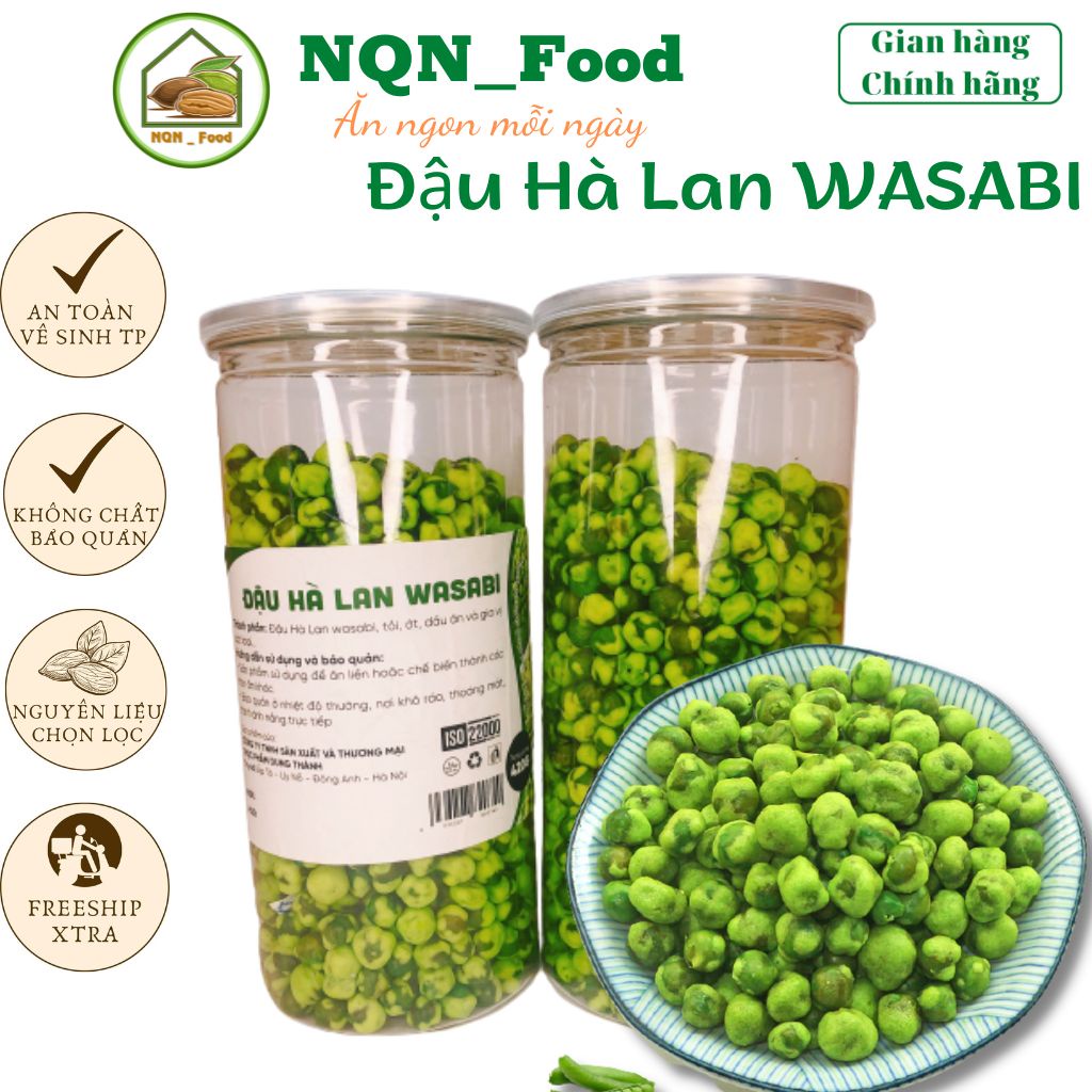 Đậu hà lan WASABI, đậu hà lan mù tạt, đậu hà lan NQN__Food