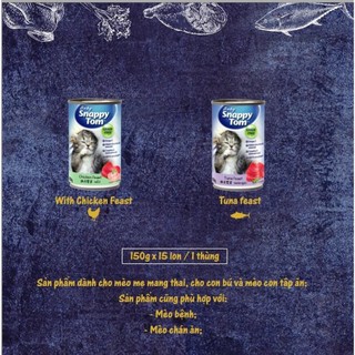 Pate Snappy Tom Baby Lon 150g - Thức Ăn Pate Cho Mèo Con