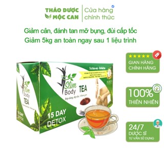 Trà Giảm Cân Slim Body Tea - Trà Giảm Cân Cấp Tốc, Giảm Mỡ Bụng, Mỡ Đùi, An Toàn Hiệu Quả 25 Túi Lọc