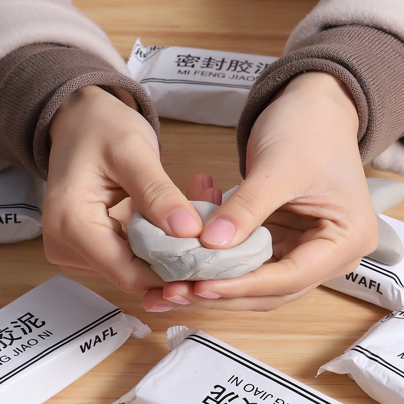3 Bịch Xi Măng Dẻo Bịt Lỗ Điều Hòa Trám Kẽ Hở Vết Nứt Lỗ Hổng Trên Tường , Sàn, Gạch - Keo Xi Măng Trám Tường