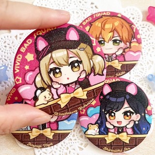 PROJECT SEKAI Vivid Bad Squad (Móc khoá + hình dán + huy hiệu)