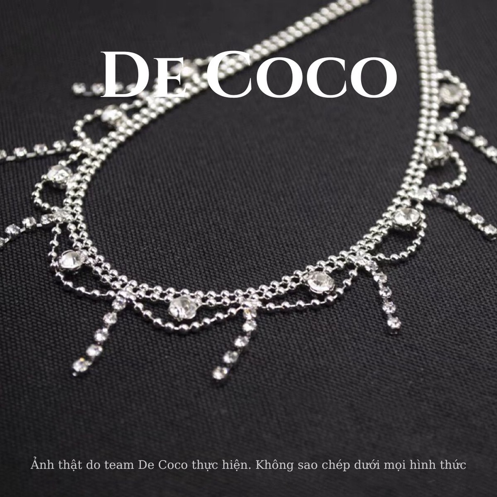 Dây chuyền nữ De Coco Tura Choker lấp lánh