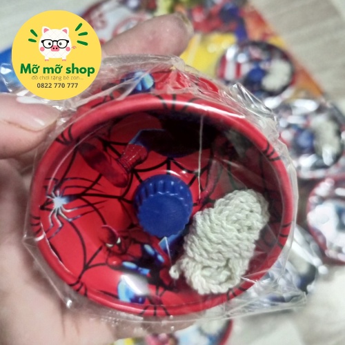 Đồ chơi tuyệt đỉnh yoyo siêu nhân bằng sắt giá rẻ - yoyo chén hình siêu nhân - Đồ Chơi Nhà Mỡ