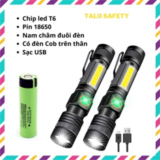 Đèn pin mini cầm tay siêu sáng hợp kim nhôm led T6 MÃ 23