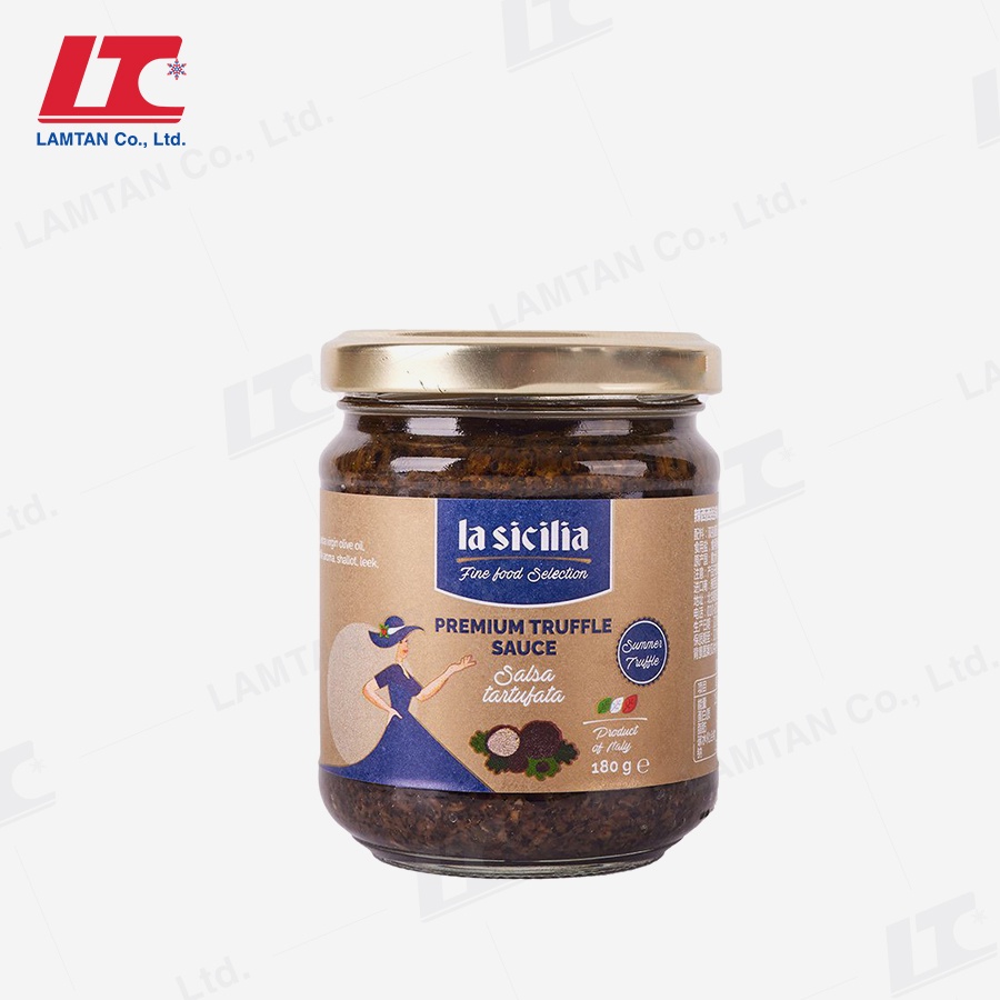 Sốt nấm truffle cao cấp (Premium Truffle Sauce) 180g – La Sicilia