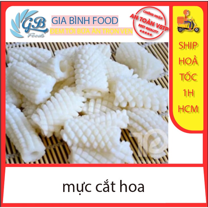 (ship1h)mực cắt hoa 500gr/túi_HCM