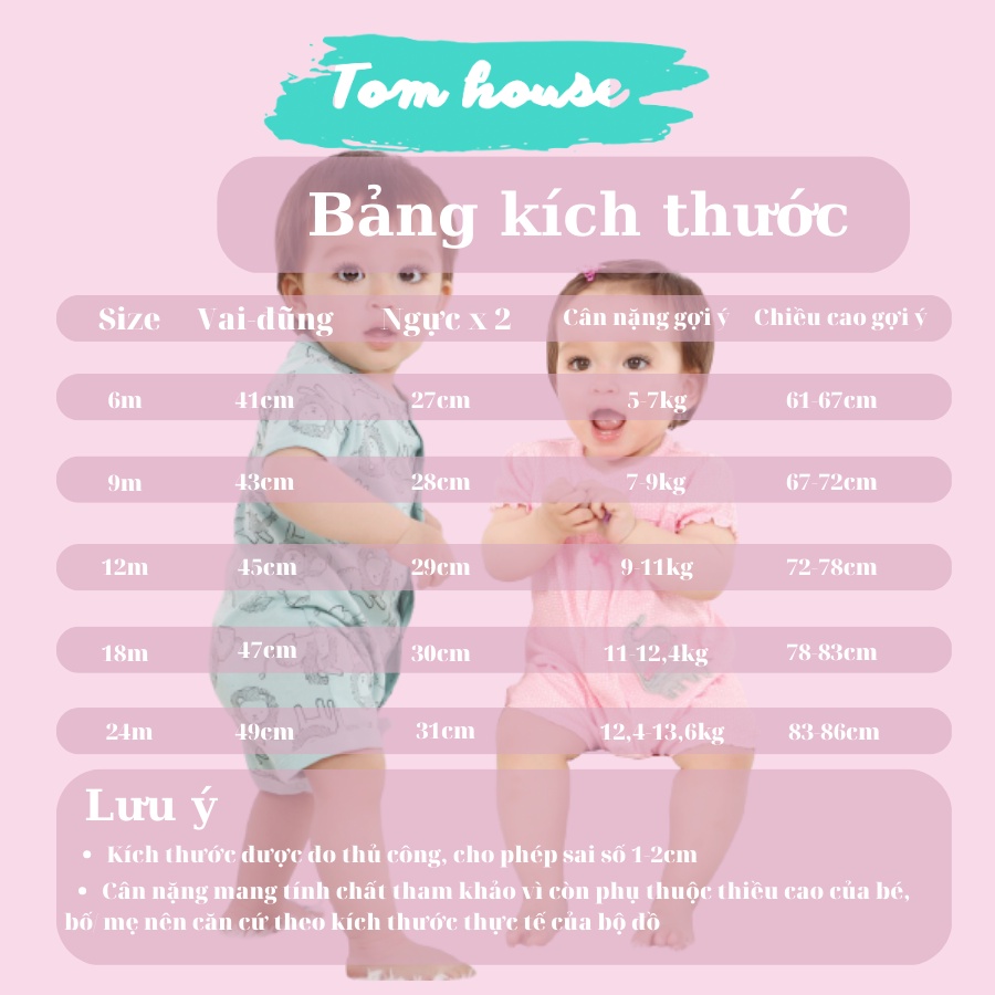 Bộ Liền Thân Đùi Hè, Romper Đùi Xuất Dư Cho Bé Gái 3-24 tháng