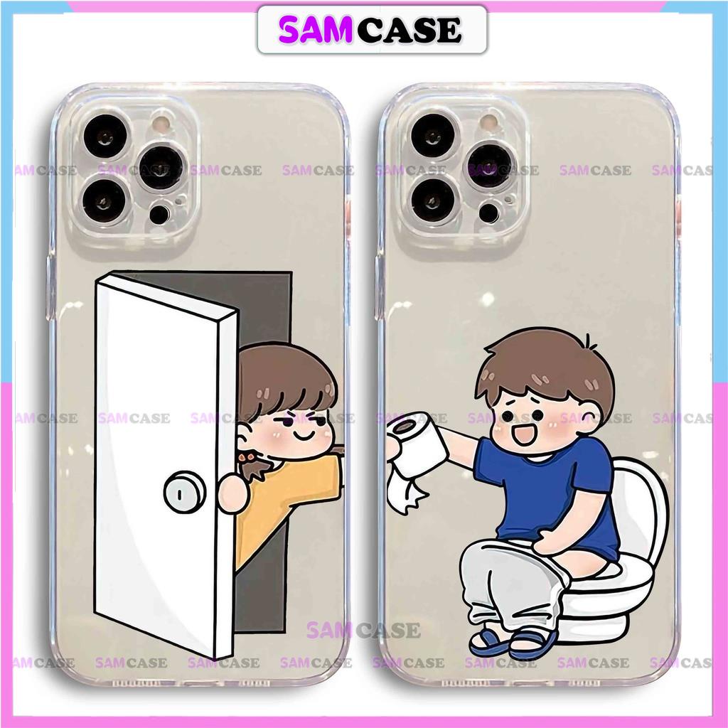 Ốp lưng iphone cặp đôi hoạt hình độc lạ ngộ nghĩnh dễ thương đẹp cho ip 6/6s/7/8/X/XS/11/12/13/14 Pro Plus Max