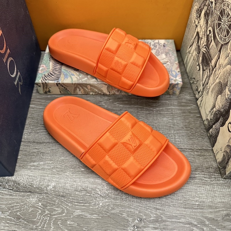 Dép lê LV đúc đủ màu hàng cao su đúc form nhỏ