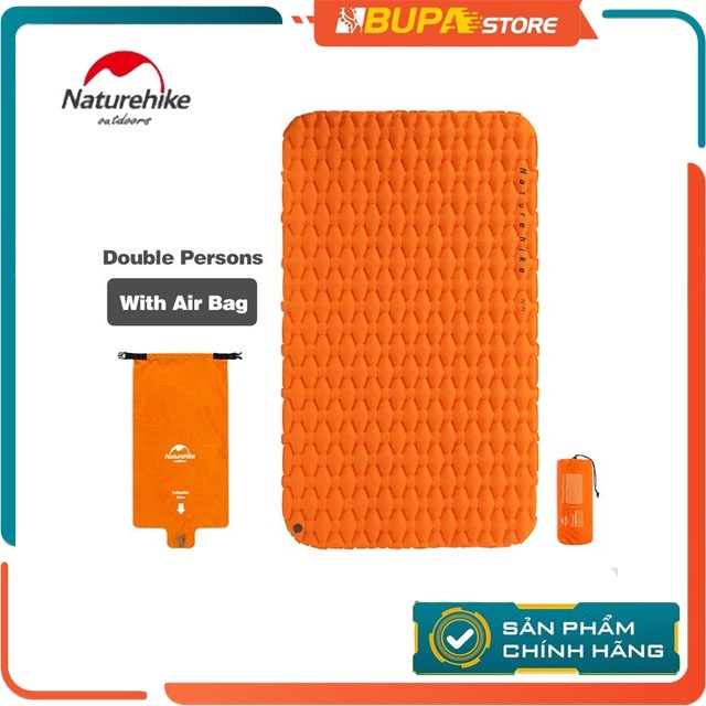Đệm đôi TPU siêu nhẹ NatureHike NH19Z055-P (Kèm túi bơm hơi)