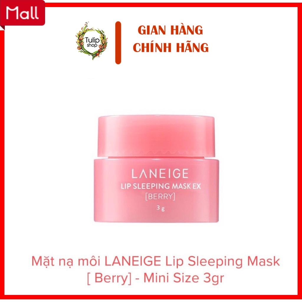 Mặt Nạ Ngủ Laneige - Mặt Nạ Ngủ Laneige 3g -20g Dành Cho Môi Laneige Lip Sleeping Mask 20G _Shopee Mall