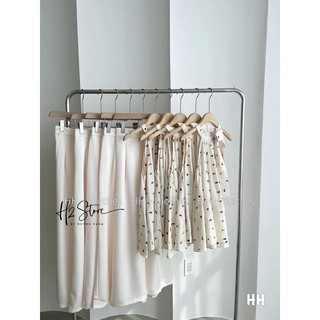 Set áo yếm thêu kèm quần lụa siêu xinh