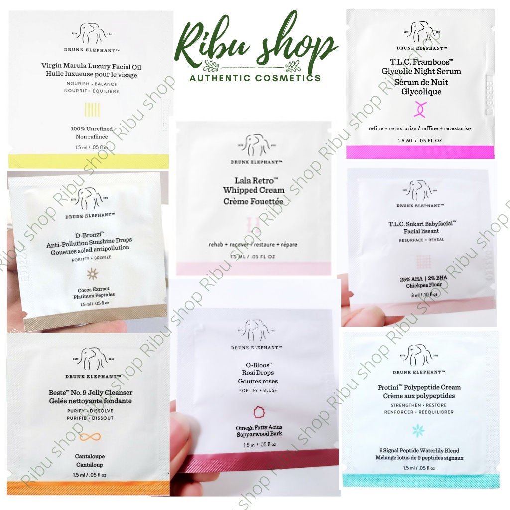 LINK SAMPLE  TỔNG HỢP SKINCARE, CHĂM SÓC TÓC DA MẶT,... NHÀ RIBUSHOP