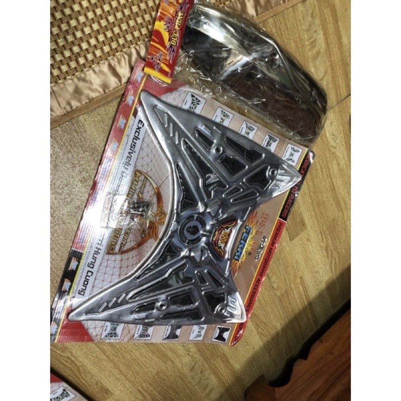 Giá trọn bộ 2 món ốp xe LEAD 21-22 (Sàn Chân +ốp pô ) cao cấp giá rẻ