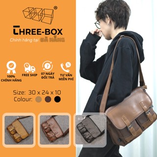 Three Box - Cặp túi da nam đi làm, đi học thời trang cao cấp