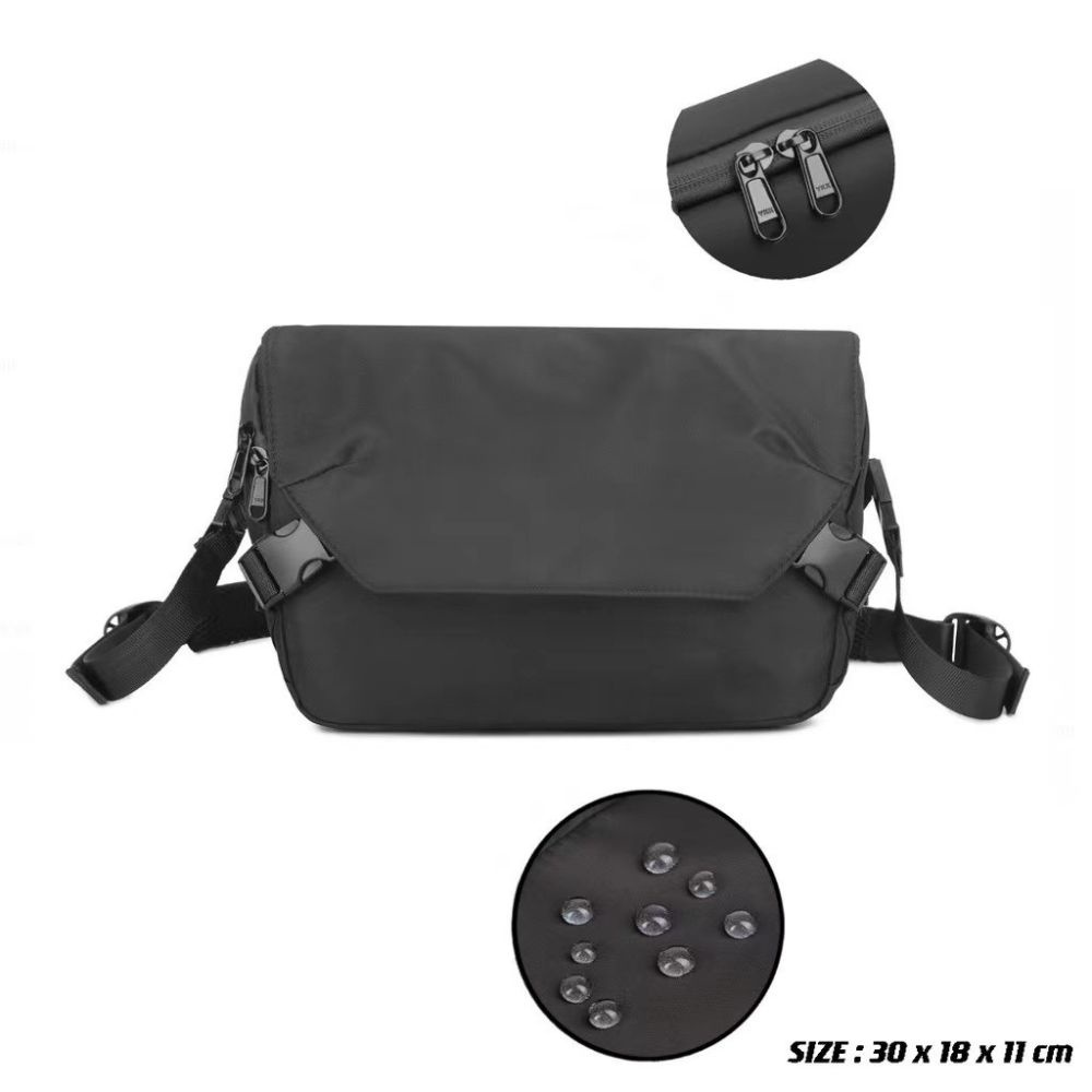 Túi Da Đeo Chéo Ngực Nhiều Ngăn Chống Thấm Nước Cho Nam - Mã TC01 - Kanno Sport TZT