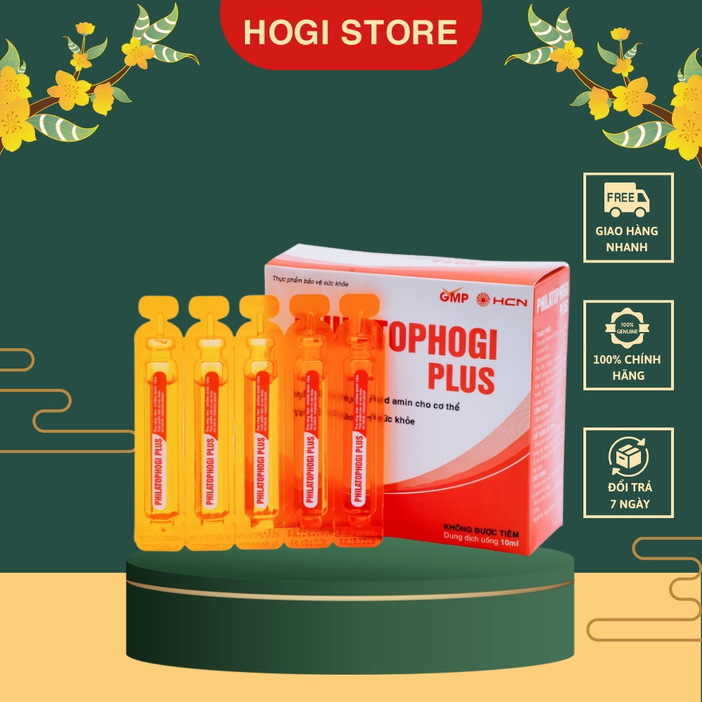 Ống Nhựa Philatop Hogi Plus Bổ Sung Dưỡng Chất, Kích Thích Trẻ Ngon Miệng Hộp 20 Ống
