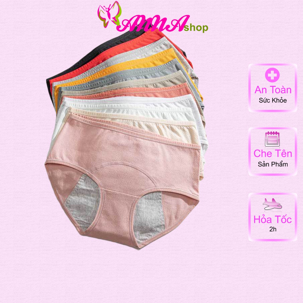 Quần lót nữ cotton cao cấp có size XL, siêu thoáng, trẻ trung, thoải mái (MS 03125) Anna Shop