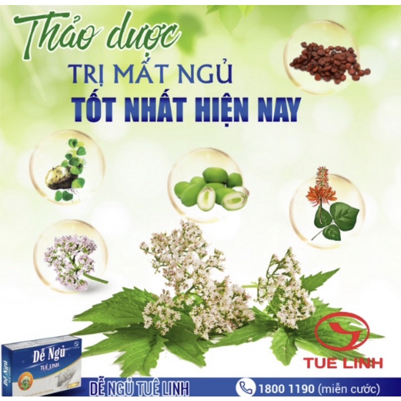 Dễ Ngủ Tuệ Linh_ mang lại giấc ngủ tự nhiên, giúp cơ thể thoải mái sau khi ngủ dậy, ko phụ thuộc vào t.h.u.ố.c