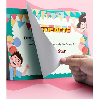 Giấy khen A4 English Star