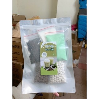 Set trà sữa vị bạc hà