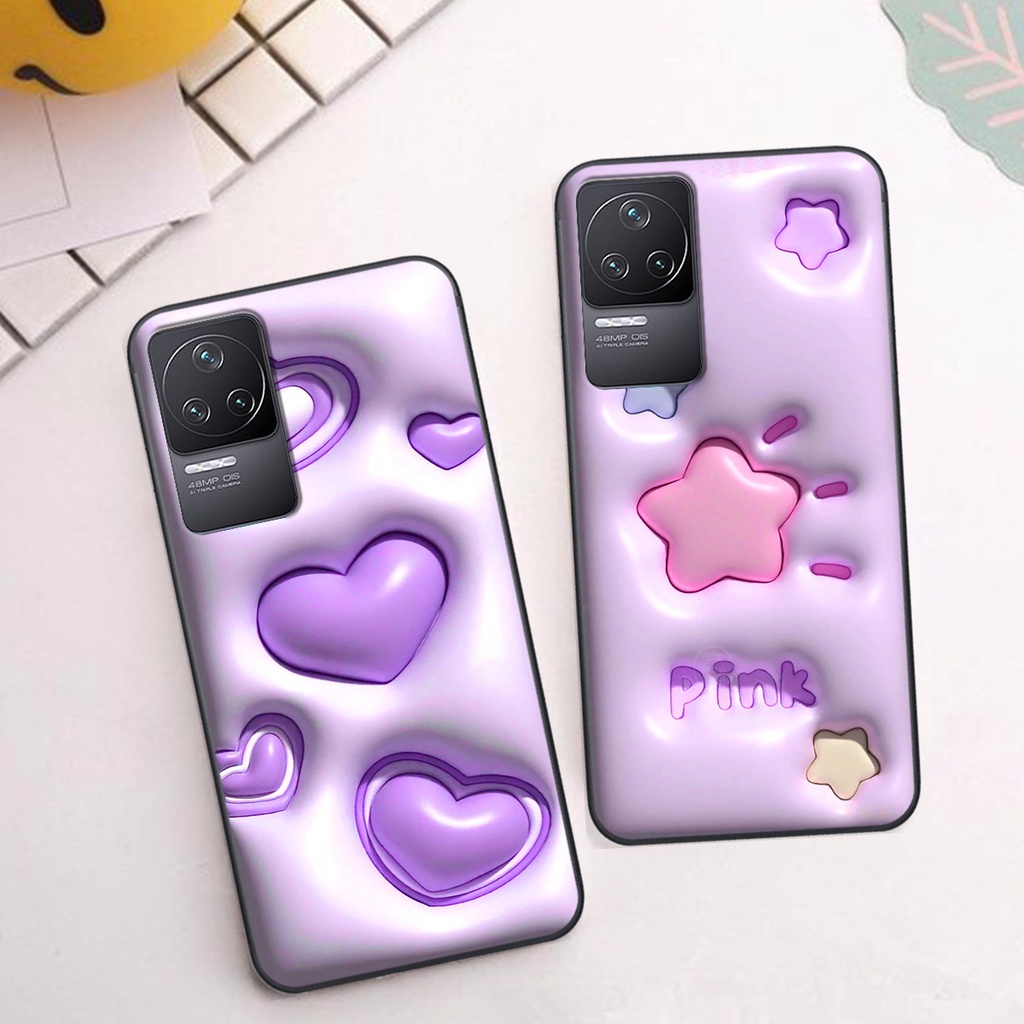 Ốp Xiaomi Redmi K50 in phẳng hiệu ứng 3D giả nổi siêu thật, cực xinh, cá tính