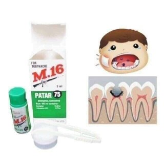 Dầu bôi đau nhức răng m16 patar 75 3ml