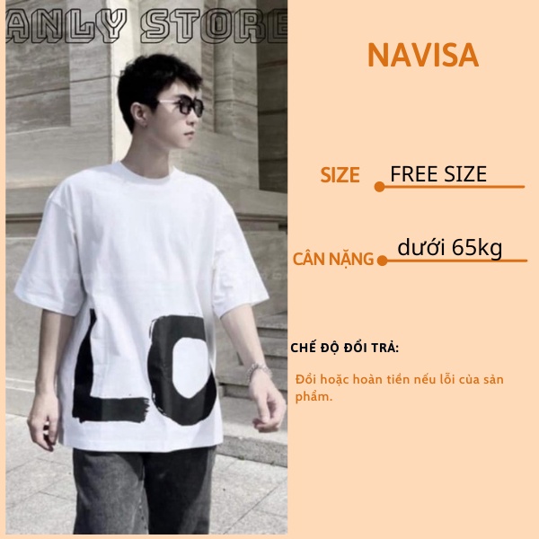 Áo thun nam nữ tay lỡ form rộng chất cotton su in chữ LOVE siêu cute phong cách Hàn Quốc NAVISA  M516