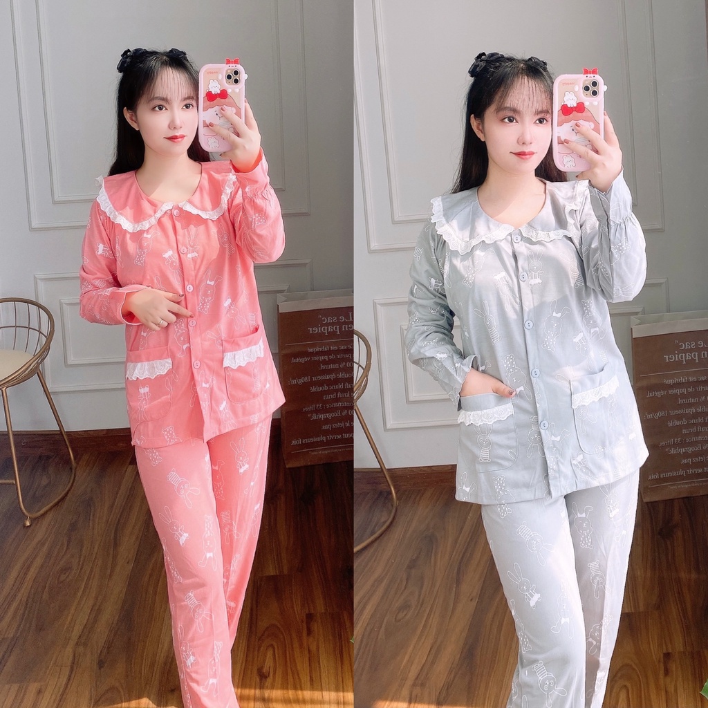 Đồ Bầu, Bộ Đồ Sau Sinh Cho Con Bú Chất Cotton Loại 1 Mềm Mịn Thấm Hút