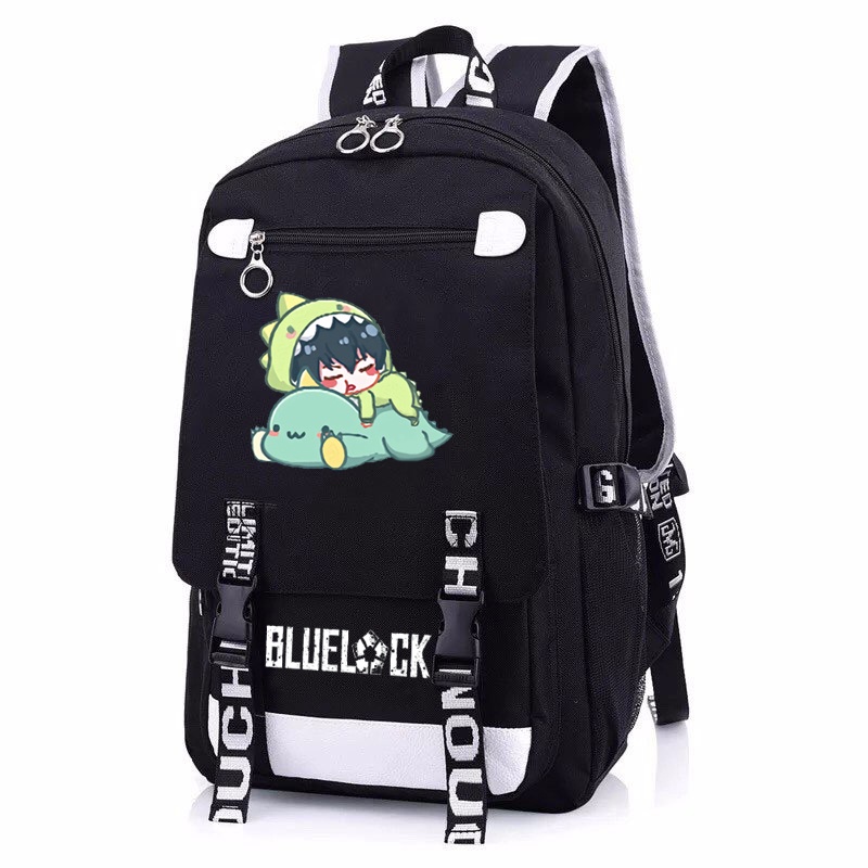 Balo nam nữ in hình BLUE LOCK ver Nằm ngủ chibi anime cặp sách đi học tiện lợi thời trang