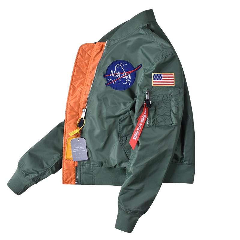 Áo Khoác Pilot Nasa Lưng Trơn ARM-1305