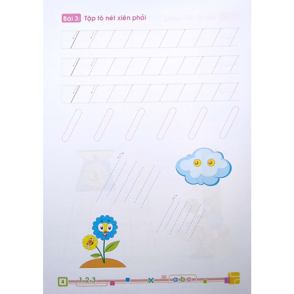 Sách_Tủ Sách Cho Bé Vào Lớp 1 - Bé Tập Tô Nét Cơ Bản - Dành Cho Bé 4-5 Tuổi