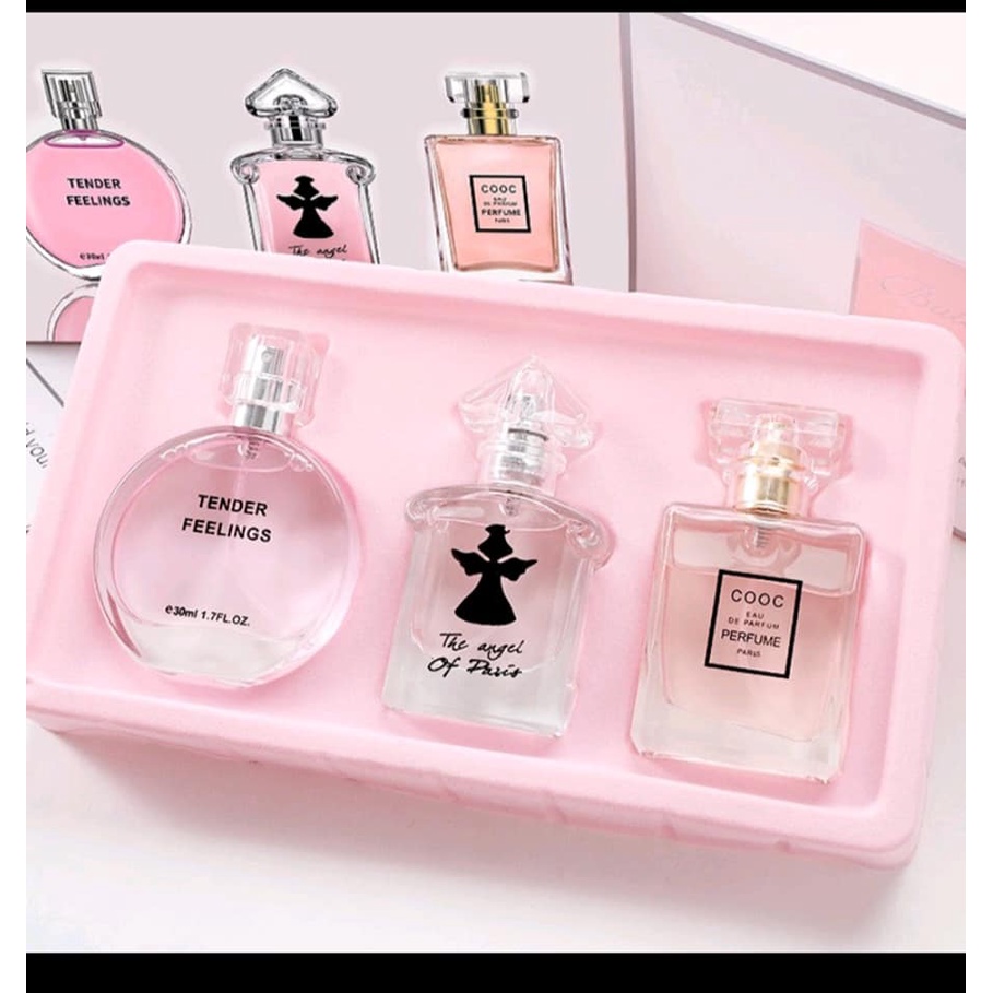 Set 3 chai nước hoa nữ M'aycreate quà tặng cao cấp
