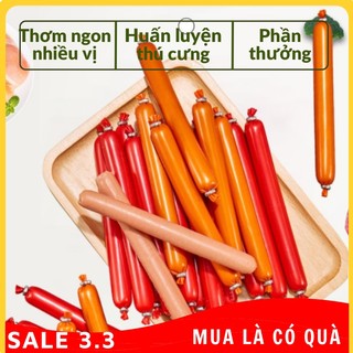 Xúc xích cho chó mèo thơm ngon đủ vị bò gà vịt