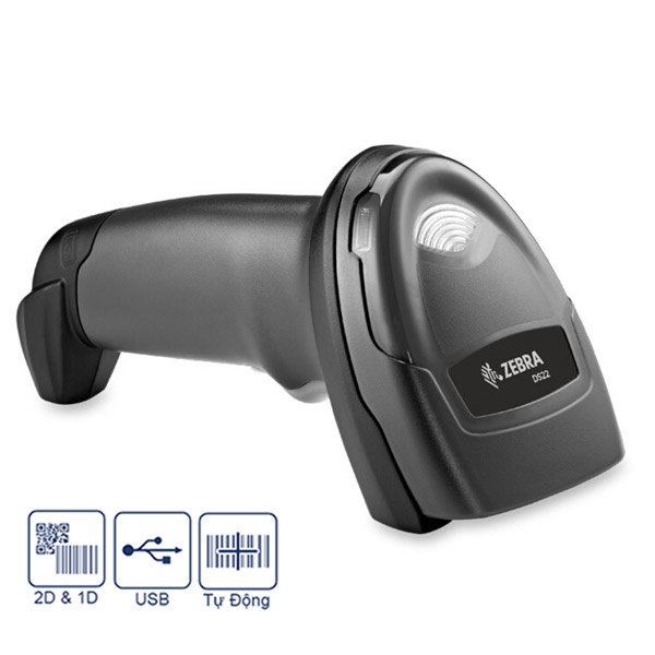 Máy quét mã vạch Zebra DS2208 - 2D - Chính hãng - Mới 100%