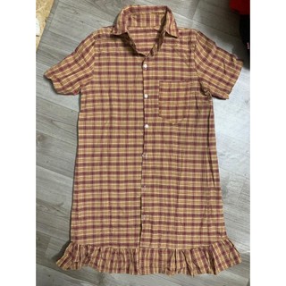 ĐẦM SỌC CARO KIỂU DÁNG ĐUÔI CÁ DỄ THƯƠNG