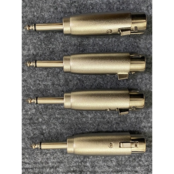 Giắc chuyển 6 ly đực ra canon cái, đơn giá 1 chiếc