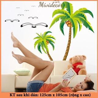 Decal cây dừa - XH5435-69- thaomivi