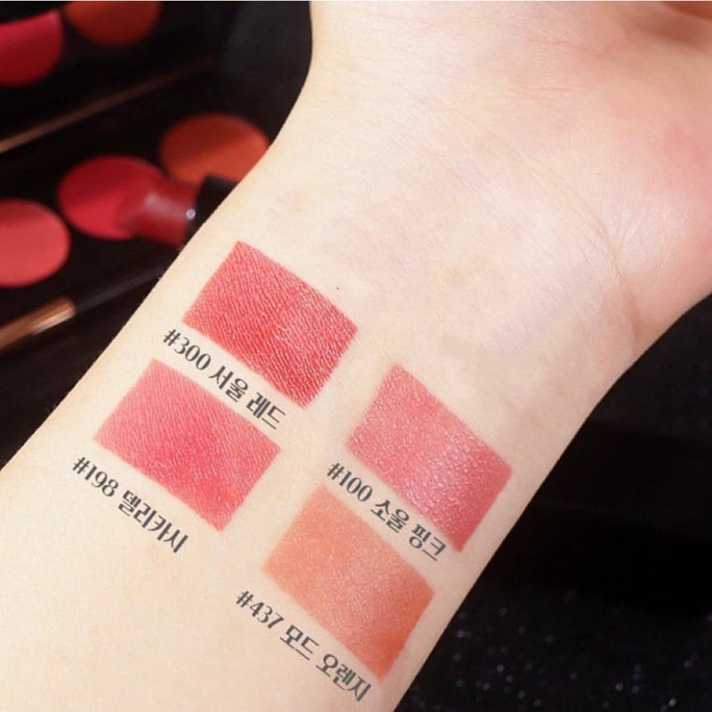 Bảng son lì 4 màu Hera Rouge Holic